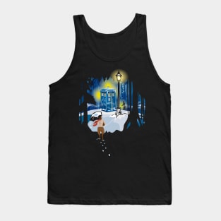 A Who Christmas in Narnia (on Black) Tank Top